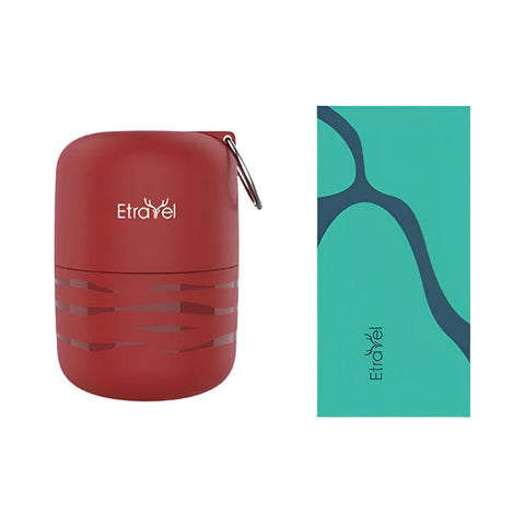 Double Sided Quick Drying Fleece Bath Towel Small Red Towels & Washcloths