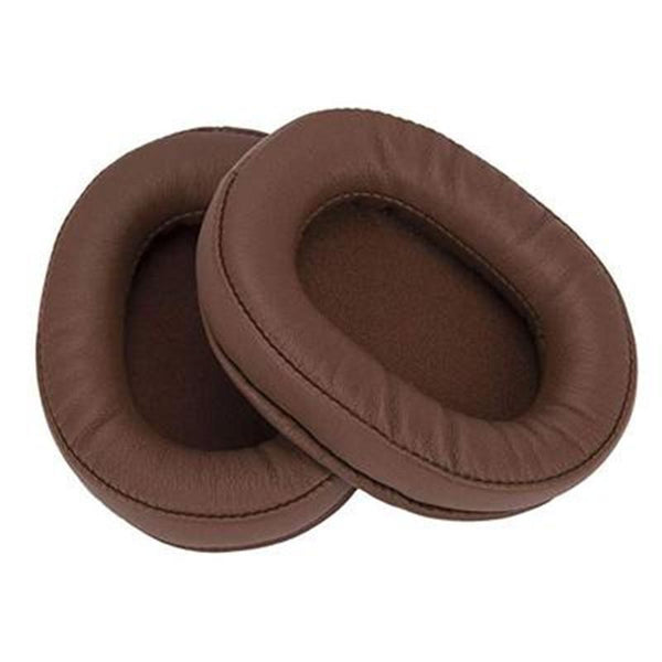 2 Pack Headset Earmuffs For Mdr 7506 V6 900St Brown Stitching Replacement Covers Headphone Accessories