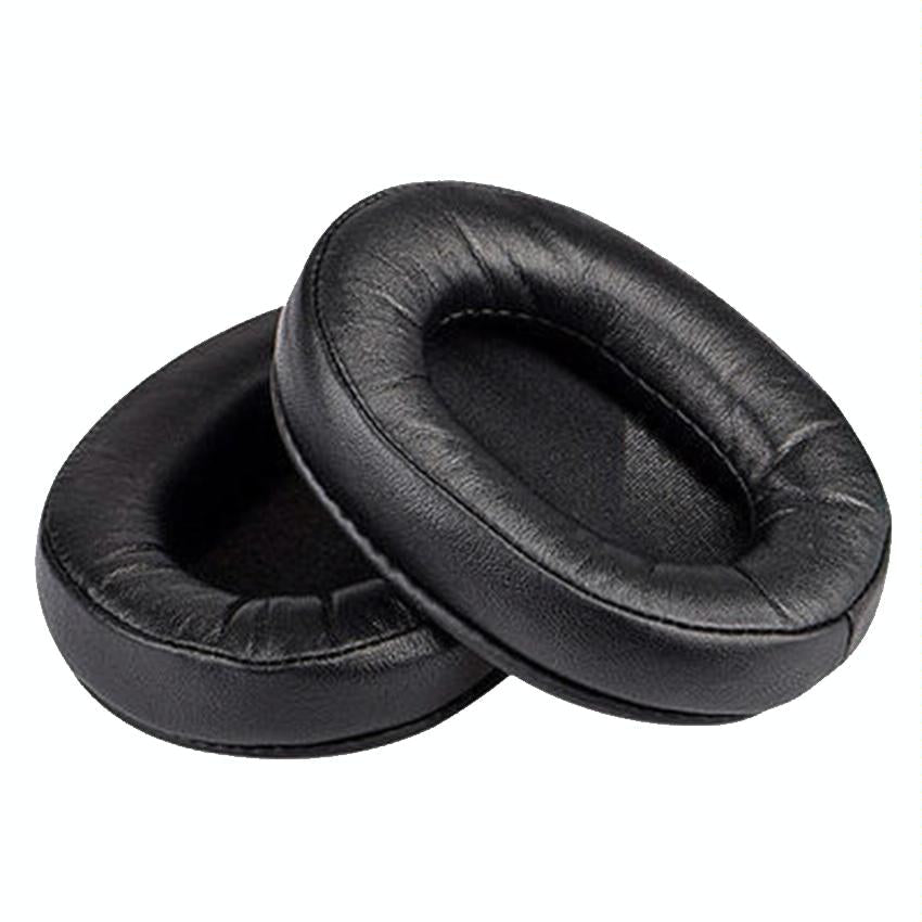 2 Pack Black Lambskin Earmuffs For Sony Mdr 7506 V6 900St Headsets Replacement Headphone Accessories