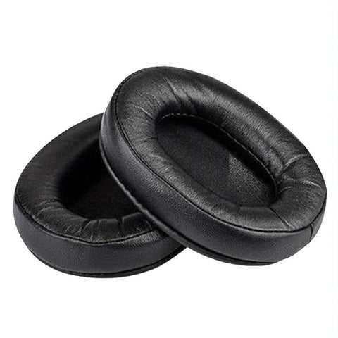 2 Pack Black Lambskin Earmuffs For Sony Mdr 7506 V6 900St Headsets Replacement Headphone Accessories