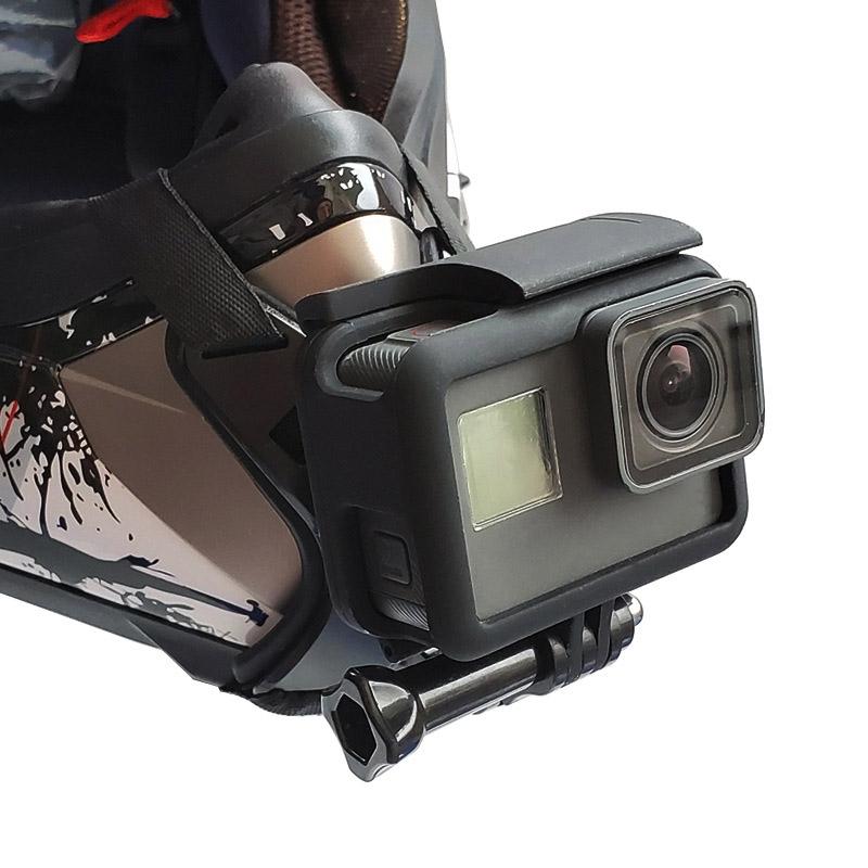 Universal Motorcycle Helmet Mount For Action Camera And Phone Secure Adjustable Attachment Other Cameras Accessories