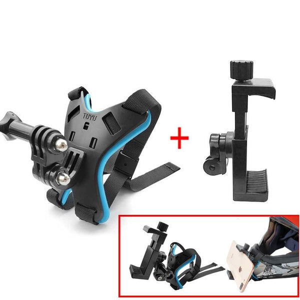 Motorcycle Helmet Mount For Action Camera And Phone Bike Camera Holders Mounts