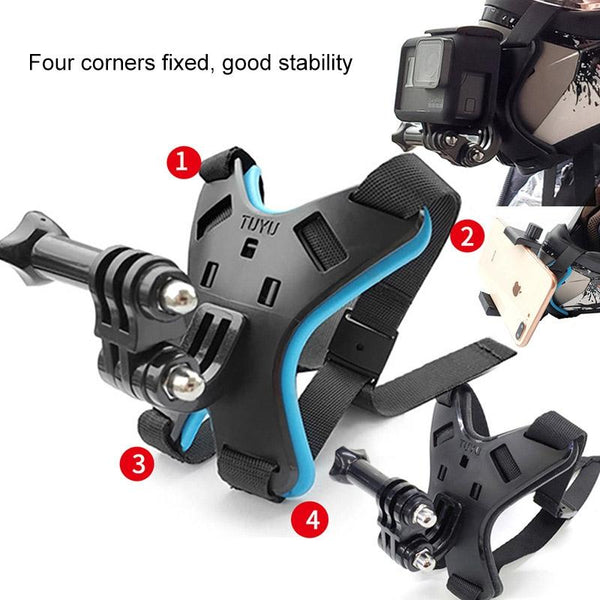 Motorcycle Helmet Mount For Action Camera And Phone Bike Camera Holders Mounts