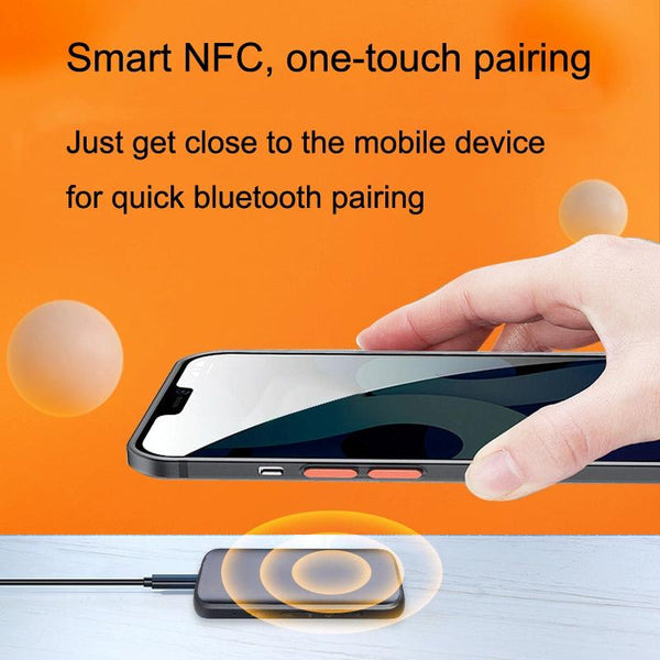 2 In 1 Bluetooth 5.1 Receiver With Nfc For Car Auxiliary Connection Receivers