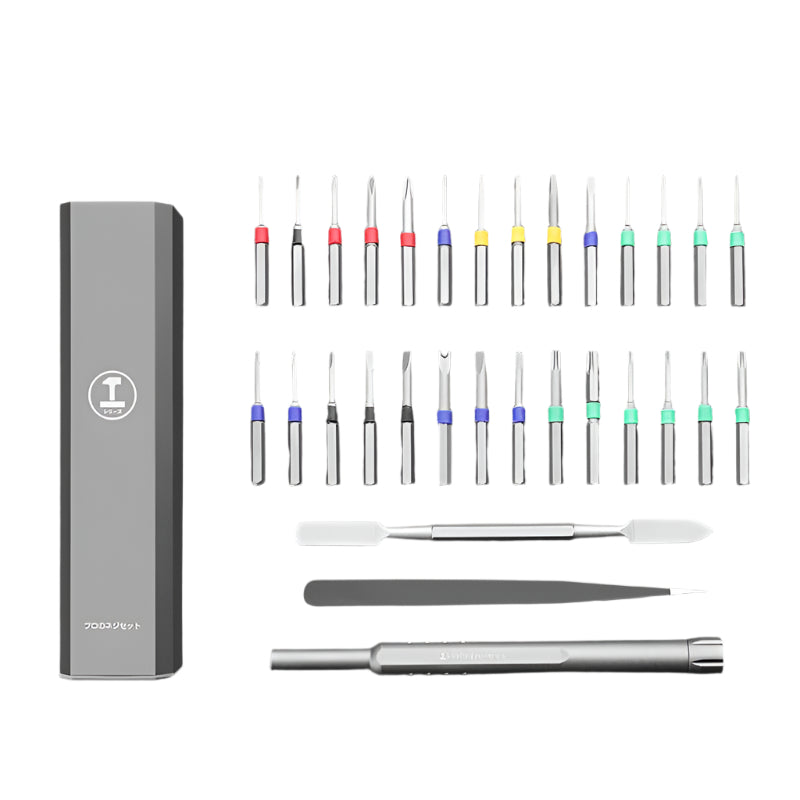 Thirty In One Aluminium Barrel Screw Knife Set For Disassembly And Maintenance Screwdrivers & Nutdrivers