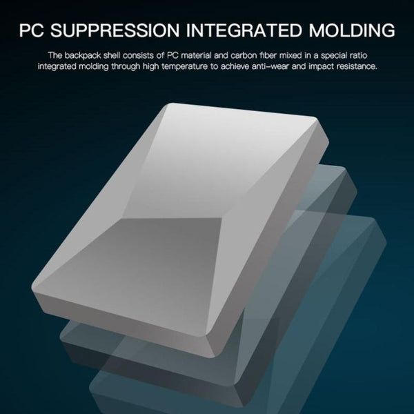 Waterproof Expandable Backpack With Usb Charging Silver Regular Version Backpacks