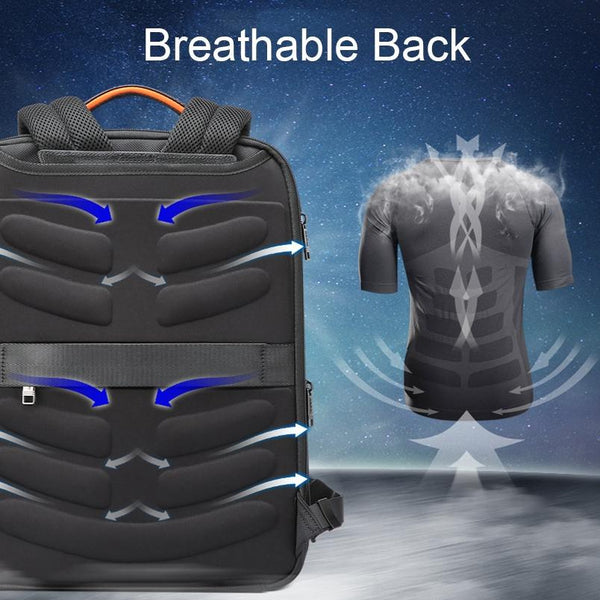 Waterproof Laptop Backpack With Usb Port Outdoor Expansion Laptop Cases & Bags