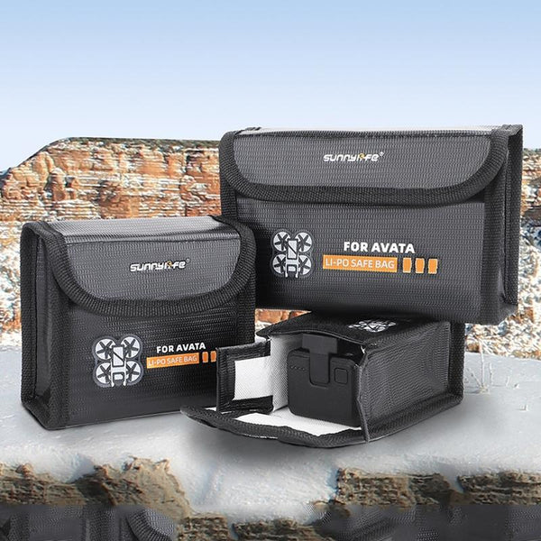 Explosion Proof Battery Bag For Dji Avata Holds 2 Batteries Securely Camera Cases Bags & Covers