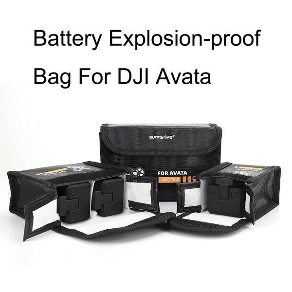 Explosion Proof Battery Storage Bag For Dji Avata Drone With Protection Camera Cases Bags & Covers
