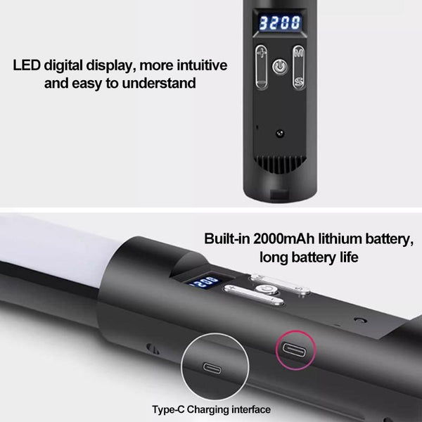 Handheld Rgb Fill Light Stick For Photography And Lighting Tool Selfie Lights