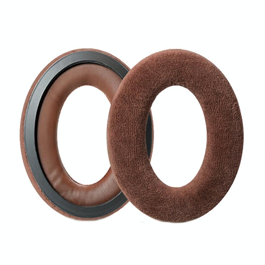 Earmuff Case For Headset 2 Pack Brown Velvet Storage Protection Headphone Accessories