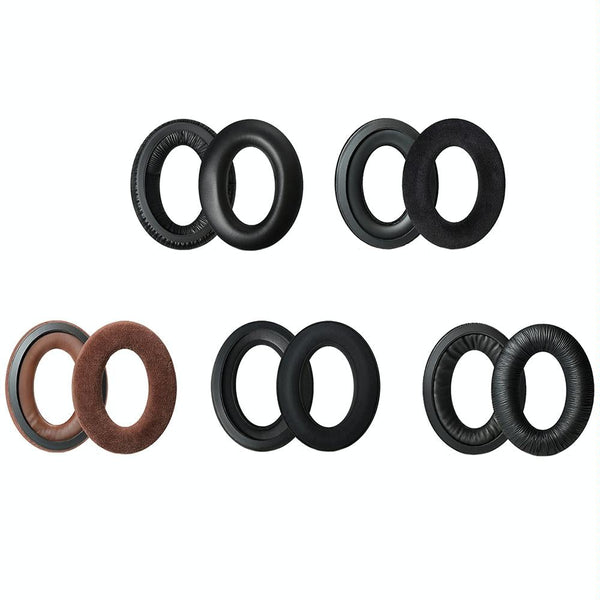Earmuff Case For Headset 2 Pack Brown Velvet Storage Protection Headphone Accessories