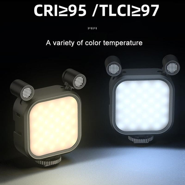 Multi Angle Stereo Microphone With Rgb Lights For Enhanced Audio Recording Microphones