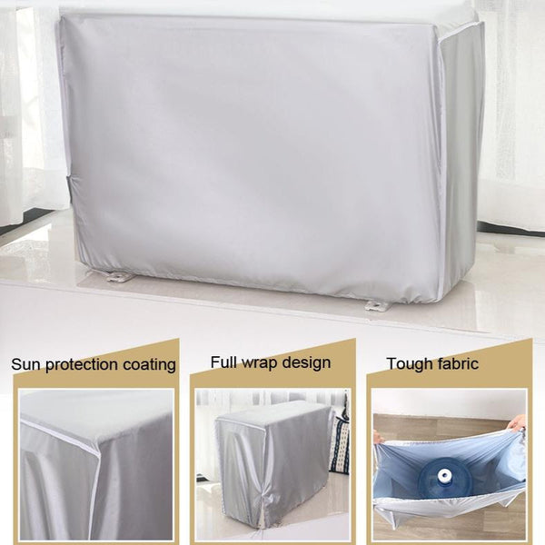 Waterproof Outdoor Ac Cover Size L 95 X 40 73Cm Durable Protection For Air Conditioner Outdoor Furniture Covers