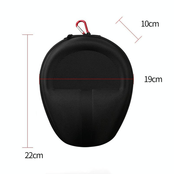 Compact Headphone Storage Bag In Black Organising Headphones And Accessories Headphone Accessories