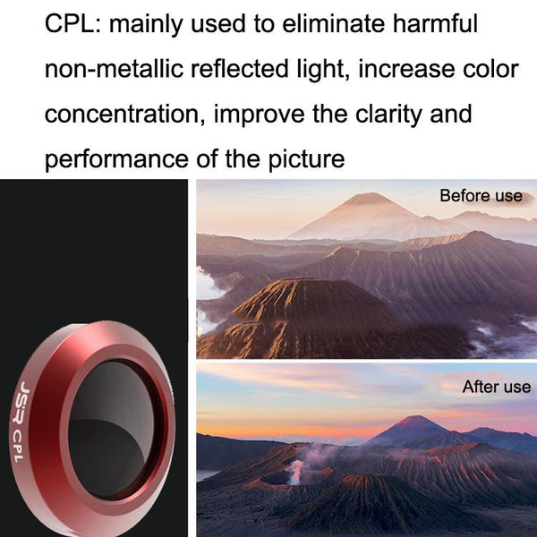 Zoom Camera Filter For Mavic 2 With Motion Control And Cpl Filters