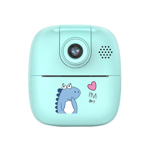 Blue Cartoon Kids Digital Camera With Rotating Lens And High Definition Printing Digital Cameras