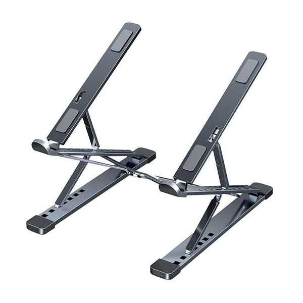 Foldable Aluminium Laptop Stand With Heat Dissipation And Portable Design Stands Holders & Car Mounts