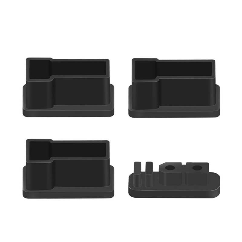 Four Piece Tpu Dust Plugs For Dji Avata Cqt 913407 Battery Protection Cover Camera Drone Accessories