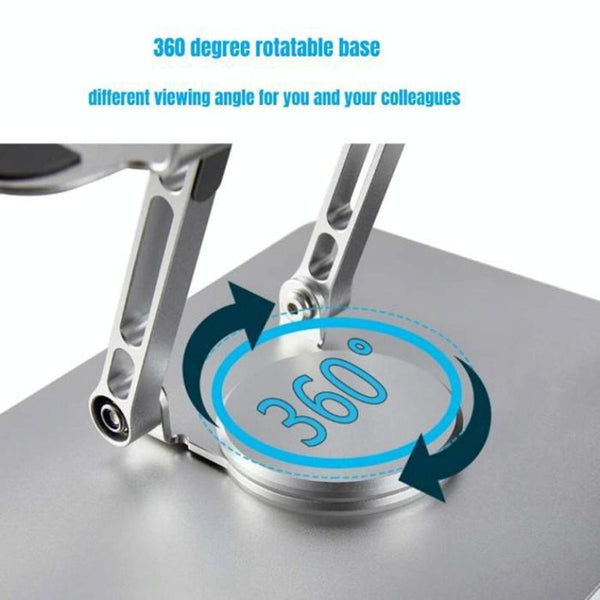 Foldable Rotating Laptop Cooling Stand Multifunctional Aluminium Alloy Design Monitor Mounts & Stands