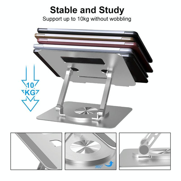 Foldable Rotating Laptop Cooling Stand Multifunctional Monitor Mounts & Stands