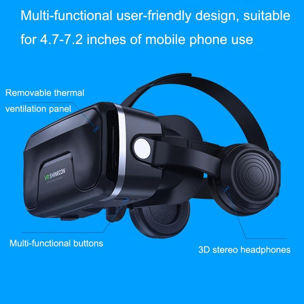 Virtual Reality Headset For 3D Gaming Seventh Generation With High Quality Lenses Smartphone Vr Headsets