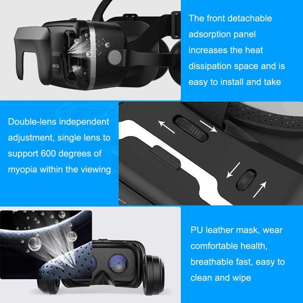 Virtual Reality Headset For 3D Gaming Seventh Generation With High Quality Lenses Smartphone Vr Headsets