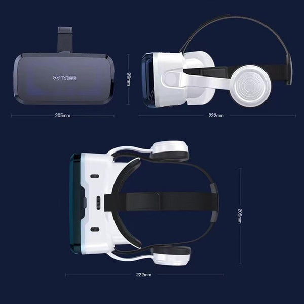 Wireless 3D Virtual Reality Headset Vrshinecon G04b For Movies And Gaming 3D Tv Glasses & Accessories