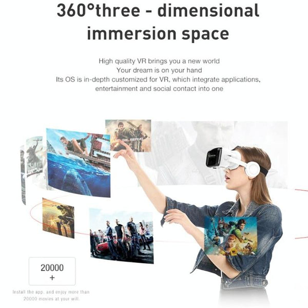 Wireless 3D Virtual Reality Headset With Bluetooth For Smartphones Smartphone Vr Headsets