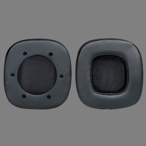 Breathable Sponge Headphone Covers Black Leather 1 Pair Headphone Accessories