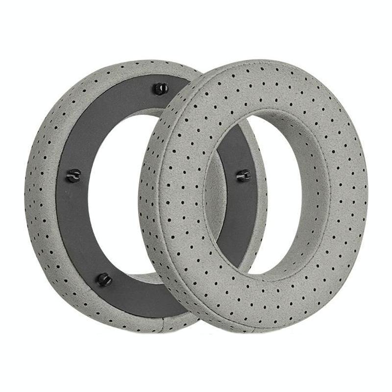 Breathable Leather Headset Cover For Focal Clear Mg Pro Fiber Gray 2 Pack Headphone Accessories