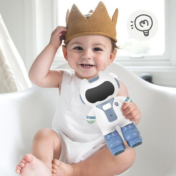 Smart Sound And Light Mechanical Robot Toy In Grey For Children Robots