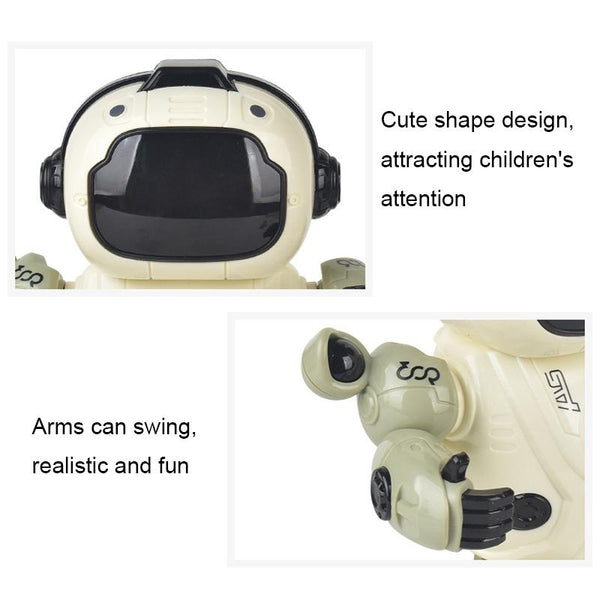 Smart Sound And Light Robot Toy For Children In Yellow Robots