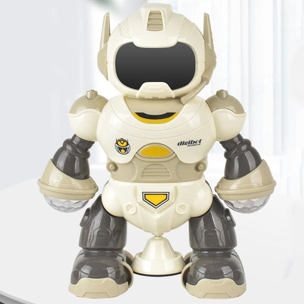 Smart Sound And Light Robot Toy For Children In Yellow Robots