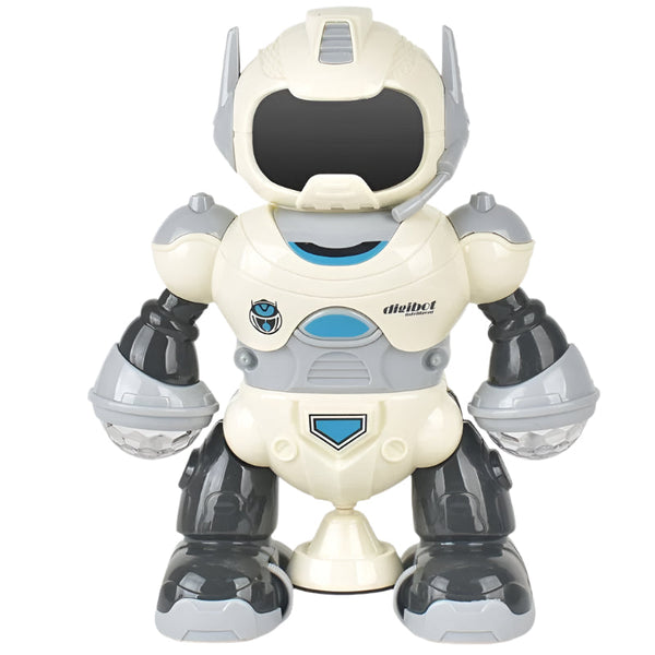 Smart Sound And Light Mechanical Robot Toy In Blue With Interactive Features Robots