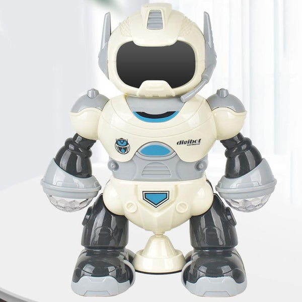 Smart Sound And Light Mechanical Robot Toy In Blue With Interactive Features Robots