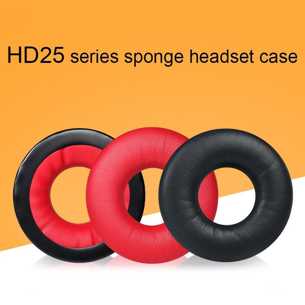 Red Headset Sponge Cover For Sennheiser Hd25 Series 1 Pair Comfort Headphone Accessories