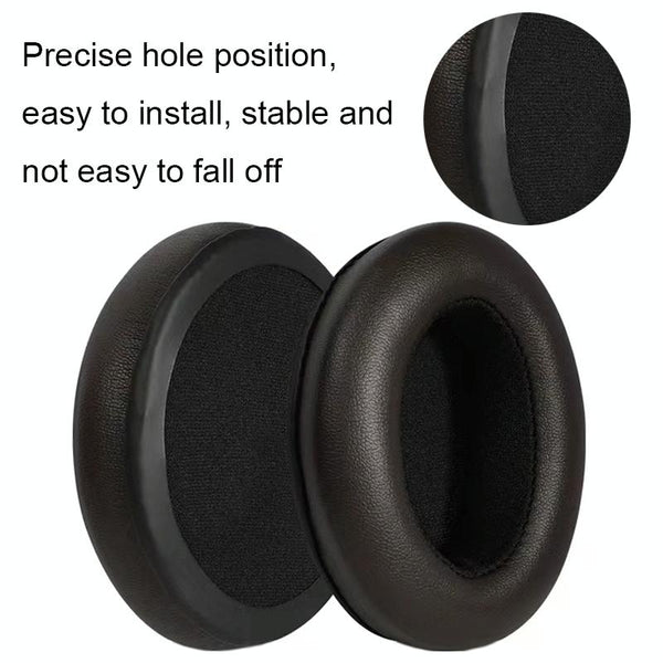 Soft Brown Lambskin Headset Sponge Cover For Sennheiser Momentum 2 Pieces Headphone Accessories