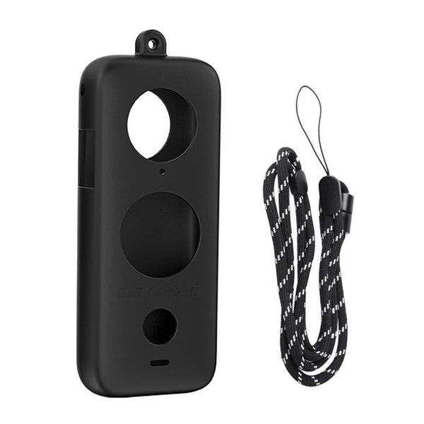 Silicone Protective Case With Lanyard For Insta360 One X2 Durable And Secure Camera Cases Bags & Covers