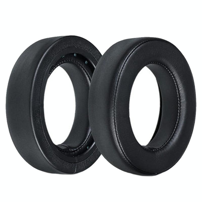 Soft Foam Earpads Black Covers For Over Headphones Replacement 2 Pack Headphone Accessories