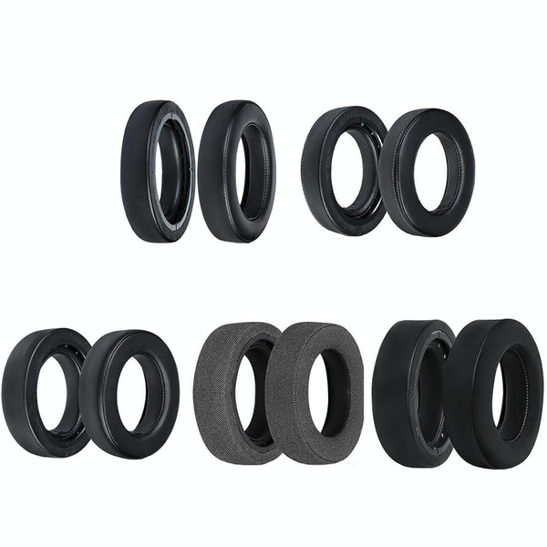 Soft Foam Earpads Black Covers For Over Headphones Replacement 2 Pack Headphone Accessories