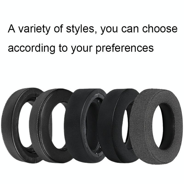 Soft Foam Earpads Black Covers For Over Headphones Replacement 2 Pack Headphone Accessories