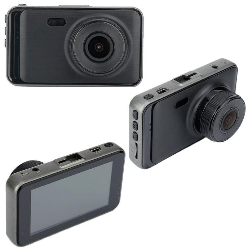 1080P Hd Dual Lens Driving Recorder With Motion Detection 3 Inch Display Other Car Video