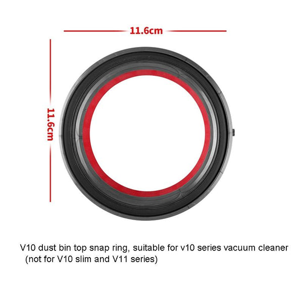 For Dyson V10 Vacuum Dust Bin Seal Ring Replacement Accessory Effective Performance Vacuum Cleaner Parts
