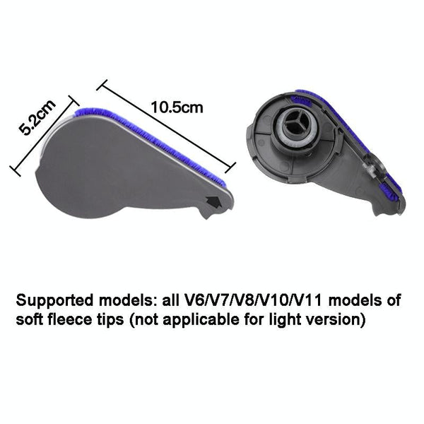 Soft Velvet Suction Head Side Cover For Dyson Vacuum Cleaners Vacuum Cleaner Parts