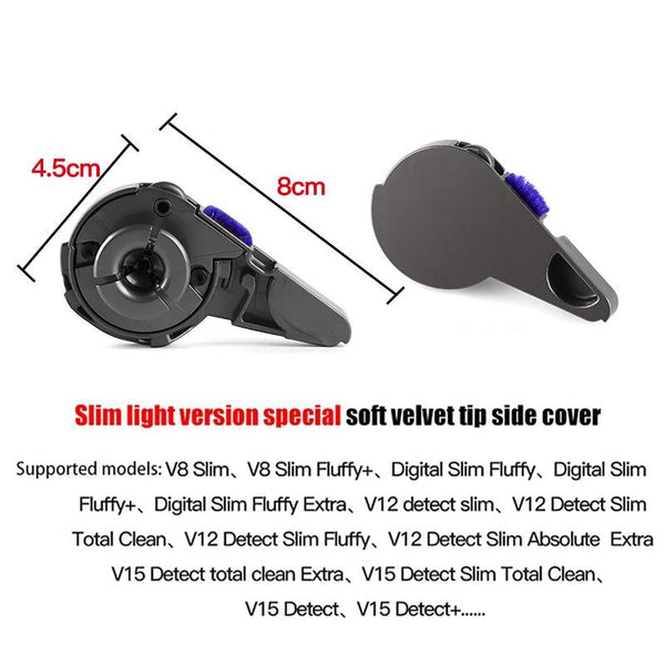 Soft Velvet Suction Head Cover For Dyson Slim Light Vacuum Cleaner Parts