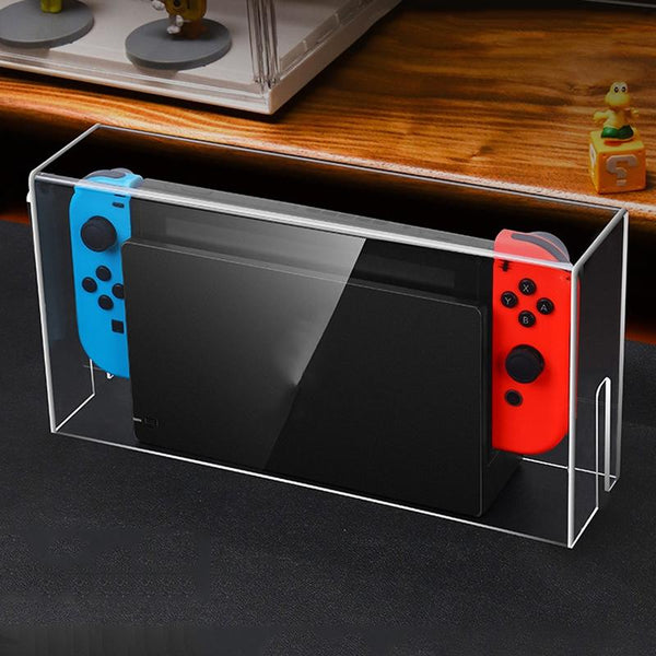 Nintendo Switch Oled Dustproof Cover With Led Lamp And Acrylic Design Bags Skins & Travel Cases