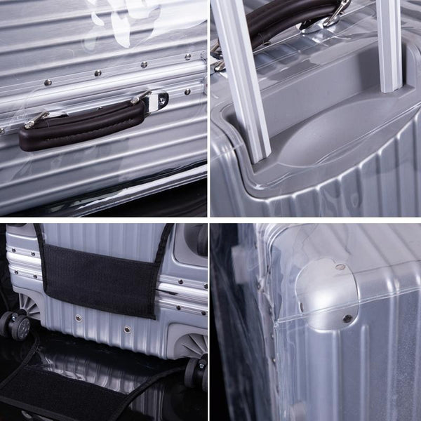 Waterproof Pvc Trolley Suitcase Cover 26 Inch Rimless Transparent Dustproof Other Travel Accessories