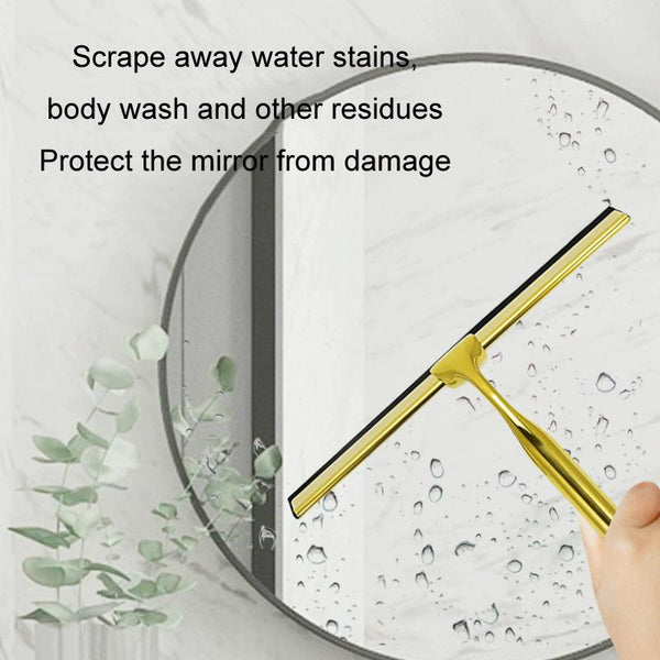 Stainless Steel Window Wiper With Circular Hook For Household Use Squeegees & Window Cleaning