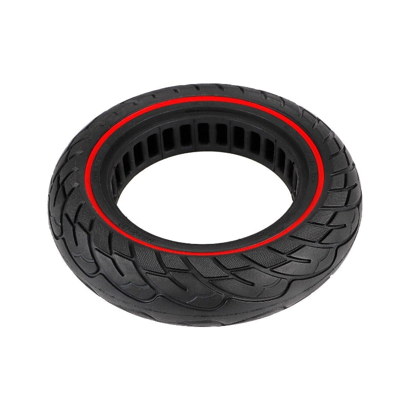 Ninebot Max G30 Solid Rubber Scooter Tire 10 Inch By 2.5 Red Line Accessories Parts